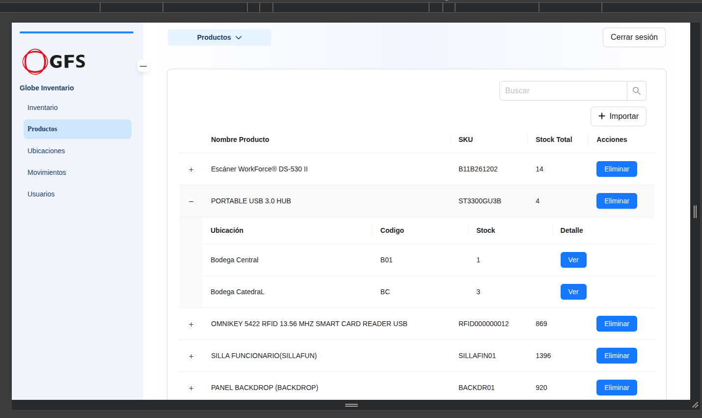 Sistema de Inventario Masivo GFS
